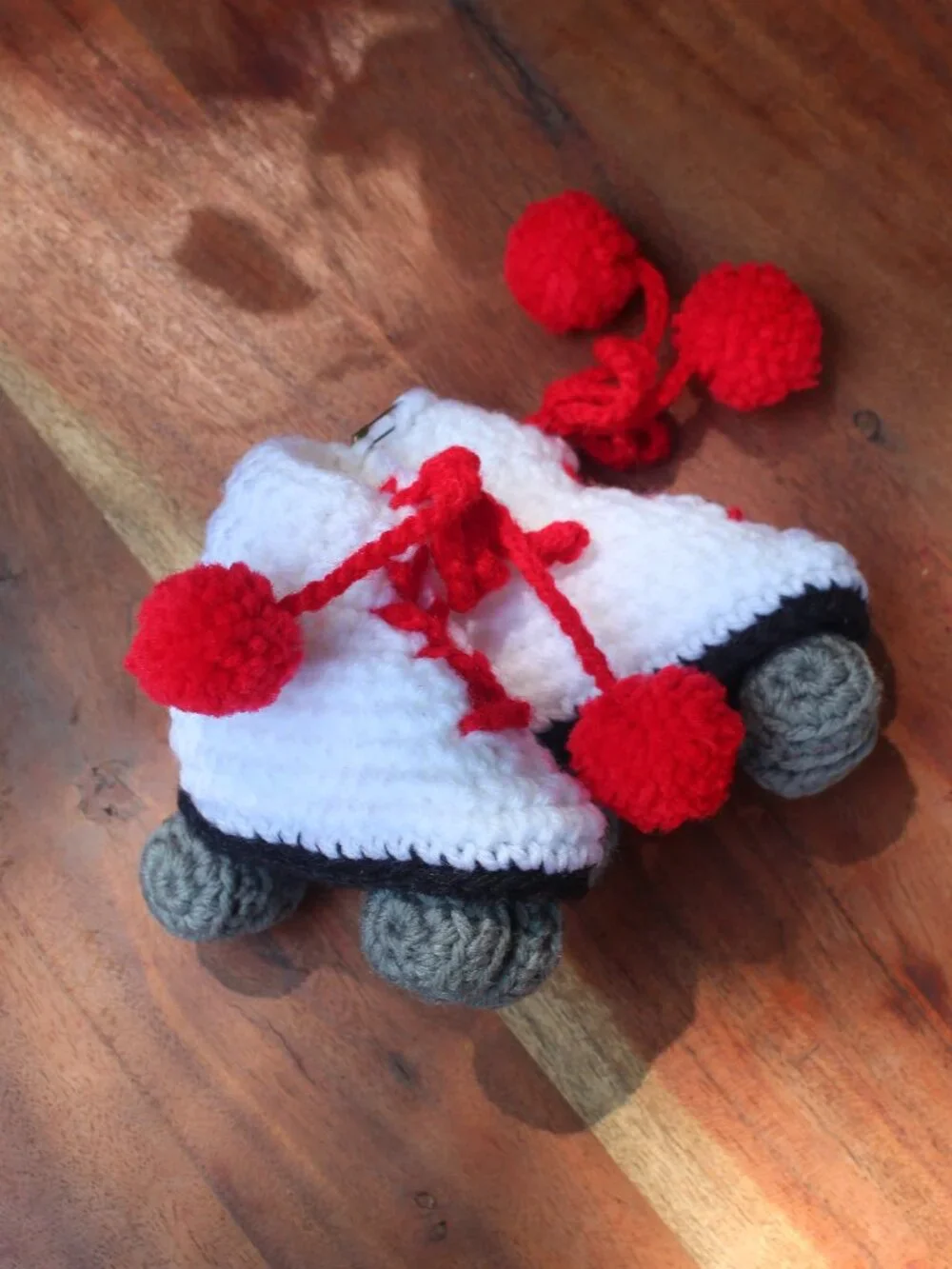 Let the Good Times Roll: Retro Crochet Roller Skate Booties Newborn